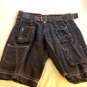 Pete & Greta grey linen short 4